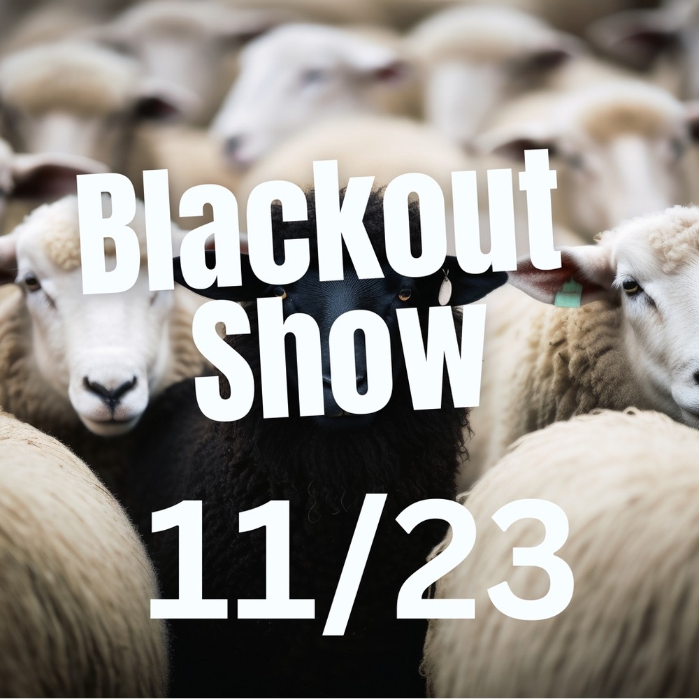 Blackout Show: All things black. Office siren, preppy, Whimsigoth, Athletic